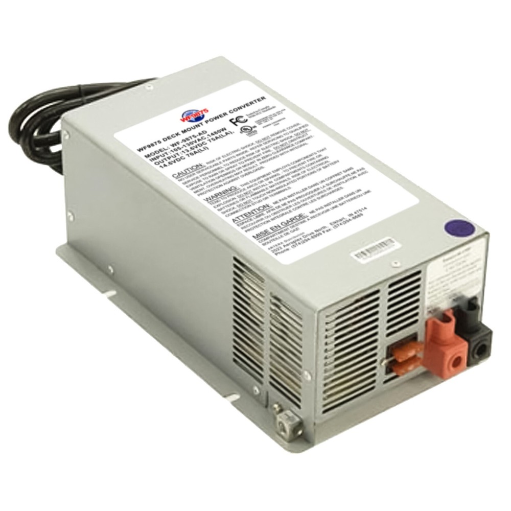 WF-9875 Converter Charger Deckmount 75 Amp DC Output