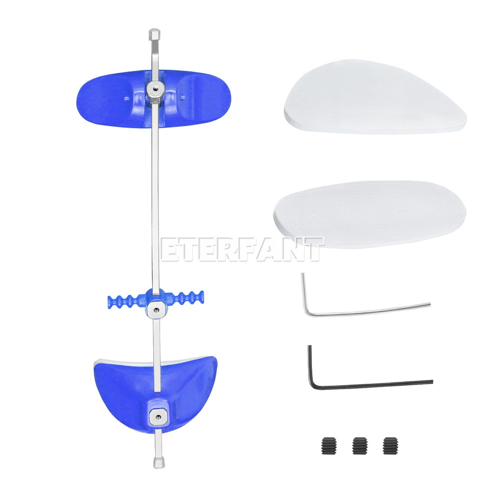 ETERFANT Dental Reverse-Pull Forward Pull Single Bar Headgear Blue Adjustable