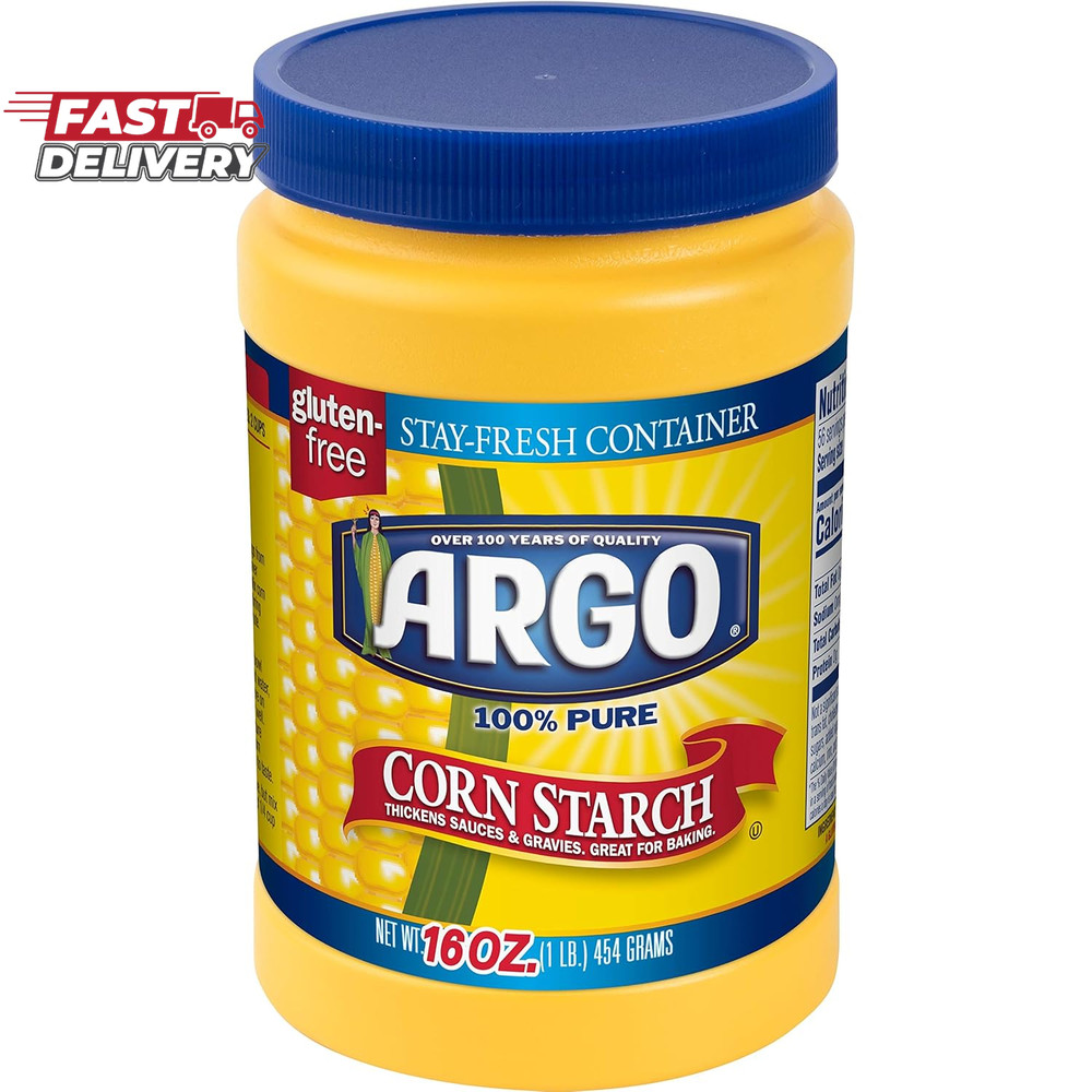 Argo 100% Pure Corn Starch, 16 Oz