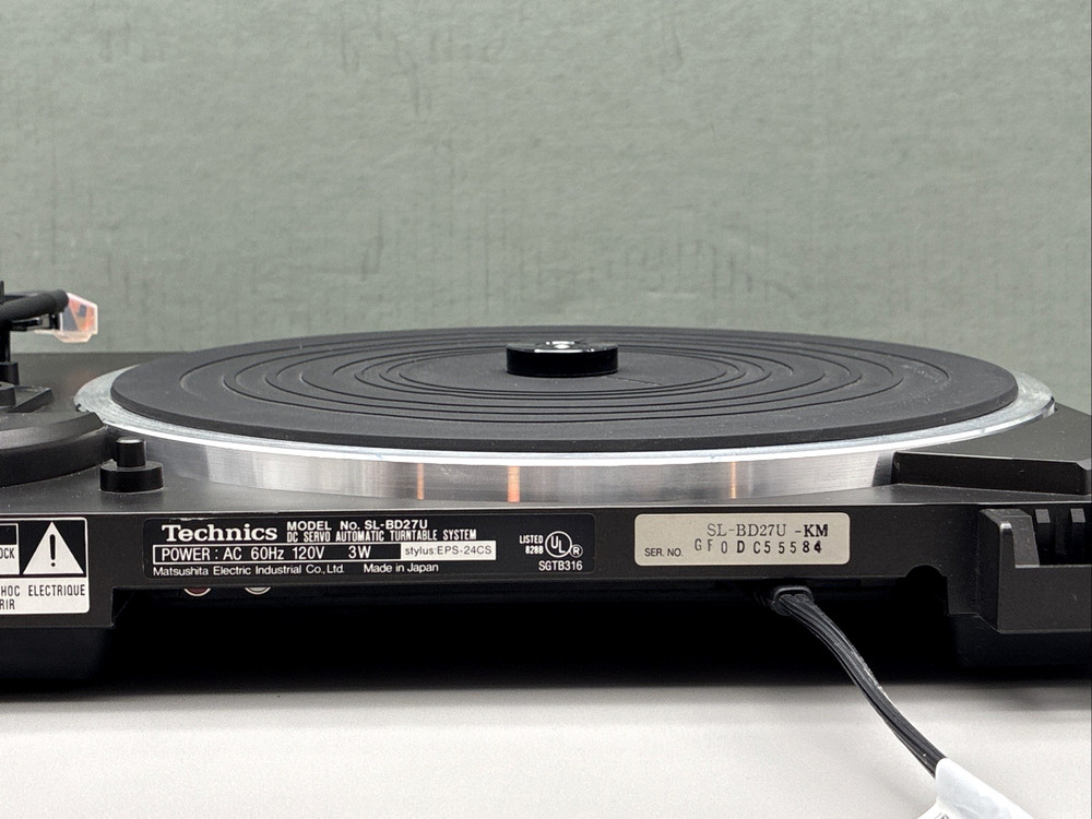 Technics DC Servo SL-BD27 Automatic Turntable System Works!