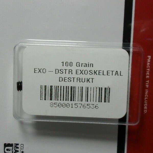 B3 Exoskeletal Destrukt Fixed 100gn 3 pack + Practice tip