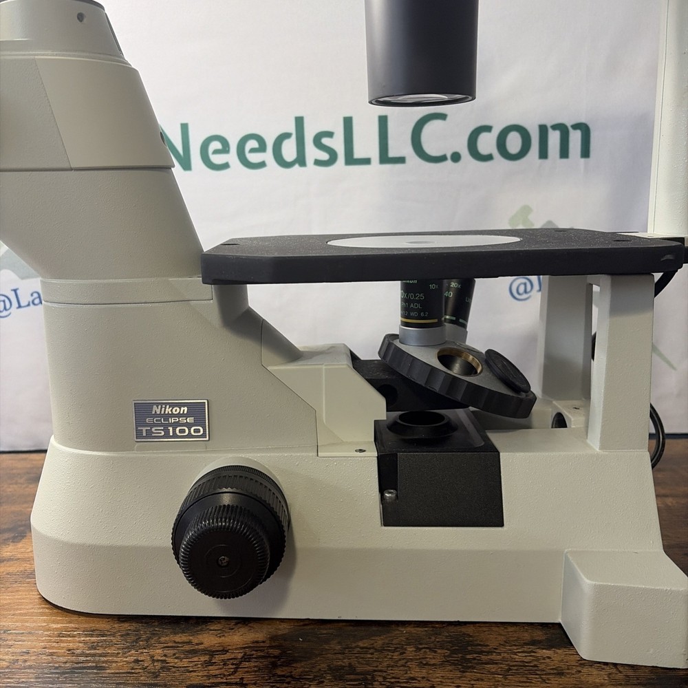 Nikon TS100 Inverted Microscope Phase Contrast 2 Objective 10x / 20x