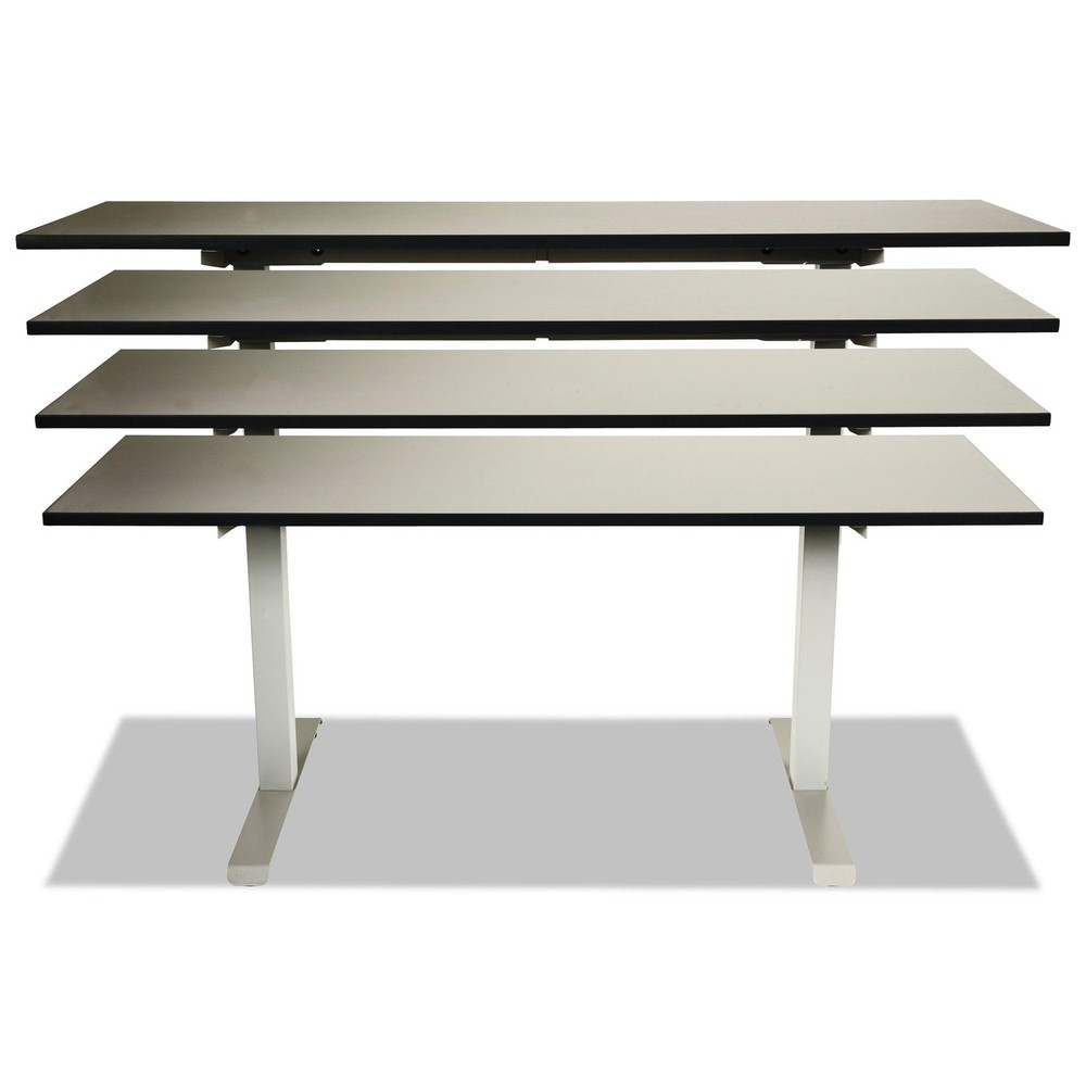 Alera 2-Stage Electric Adjustable Table Base Gray ALEHT2SSG