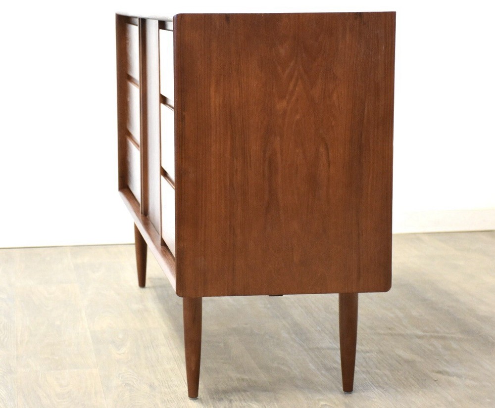 Danish Modern Teak Sideboard Credenza Mid Century