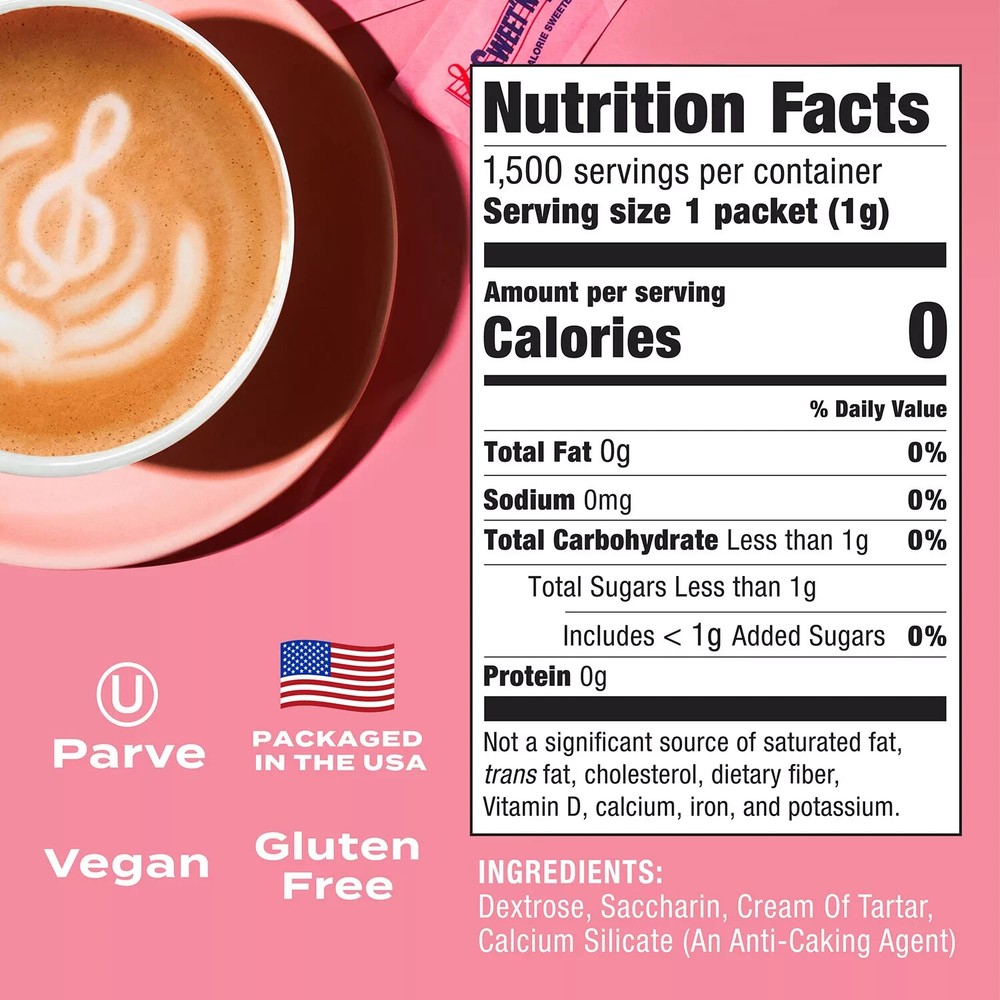 2 Pack - Sweet'N Low Zero-Calorie Sweetener Packets 1,500 ct.