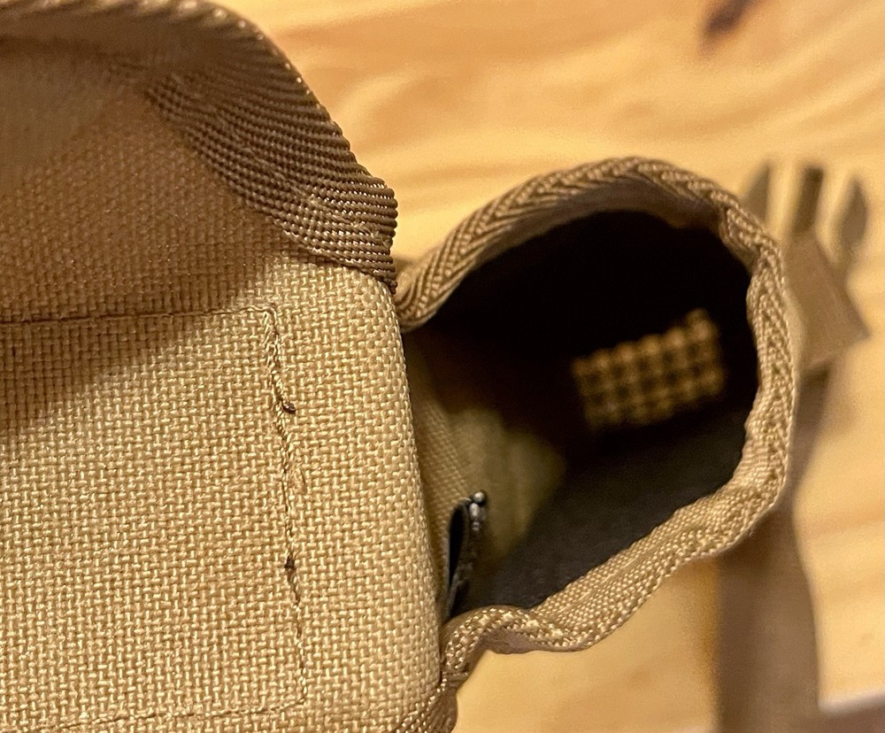 GEMTECH MOLLE Suppressor Accessory Pouch Coyote Tan Vented