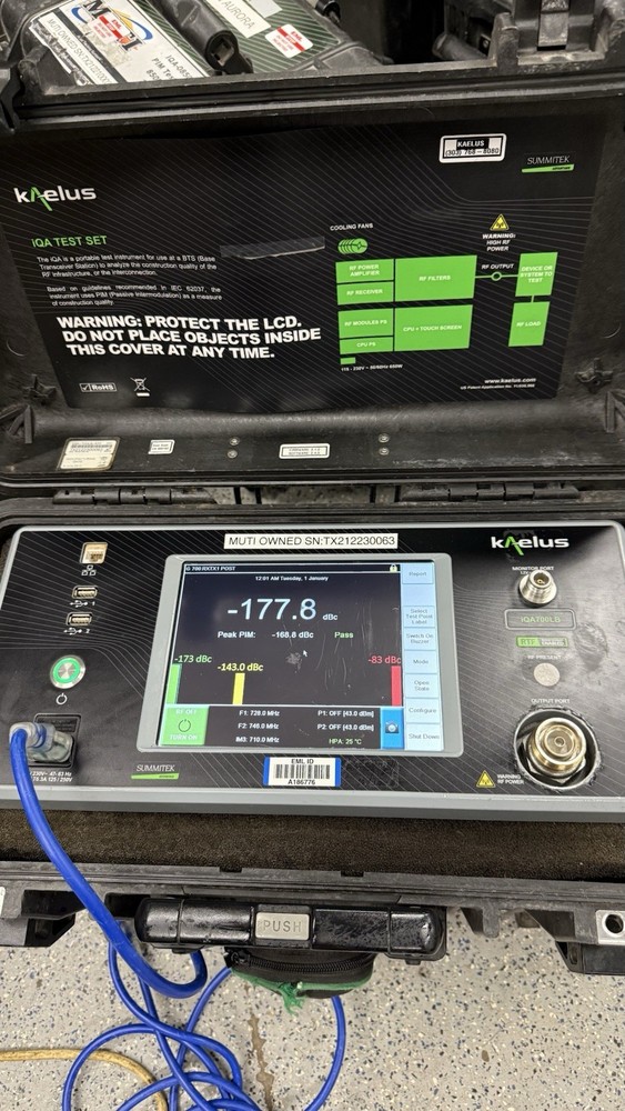 Kaelus IQA-0850C Portable PIM Analyzer