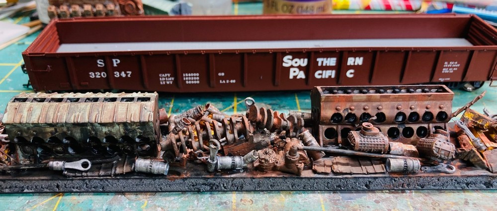 HO Scale Engine Scrap Load