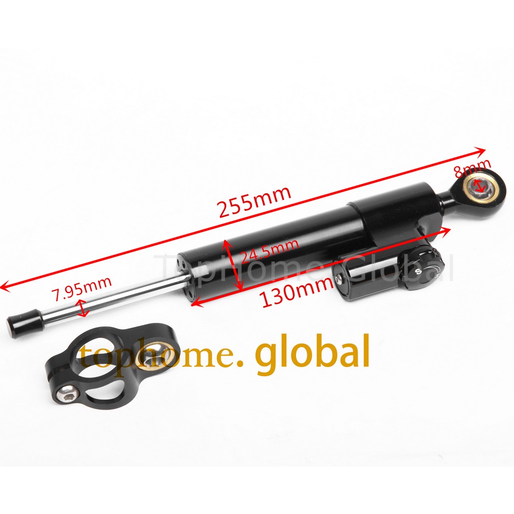 Universal Adjustable Steering Damper Stabilizer Linear Reversed Safety Control