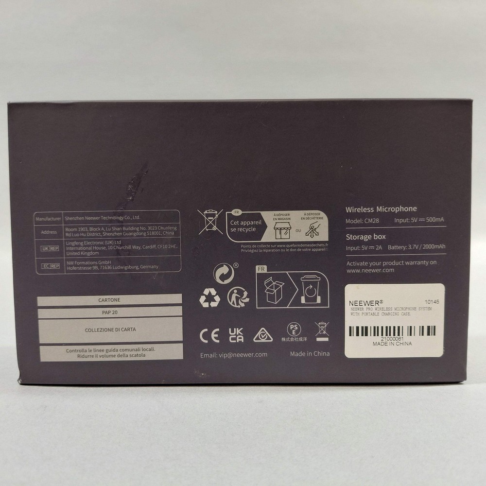 Neewer Mic Wireless Microphone CM28