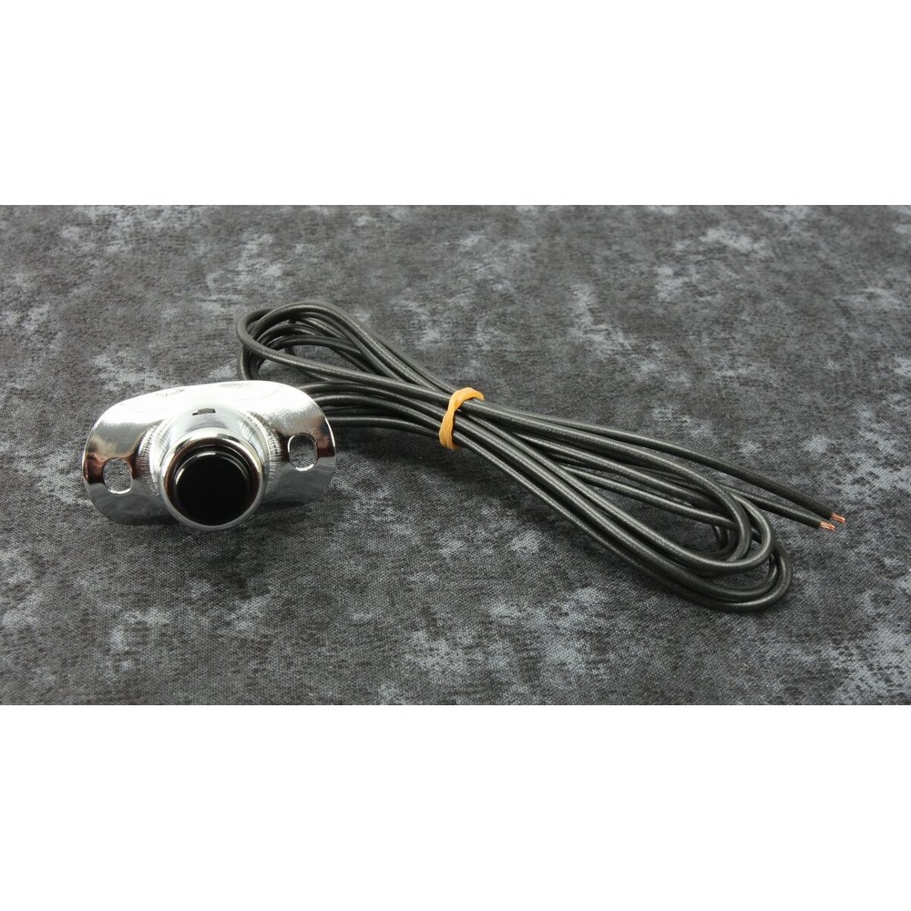 V-Twin Manufacturing Chrome Two Wire Horn Switch Button - 85955