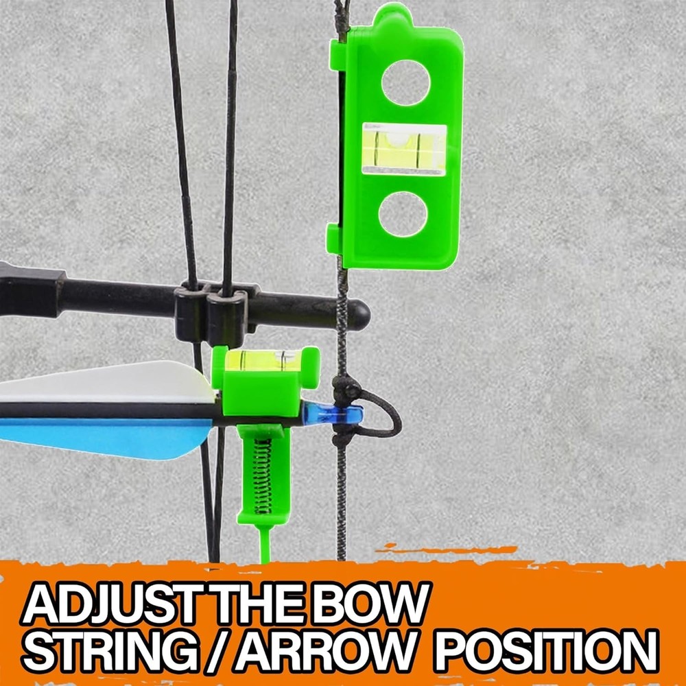 Manual Archery Level Tool - Versatile Compound Bow Balancer with Spring Design