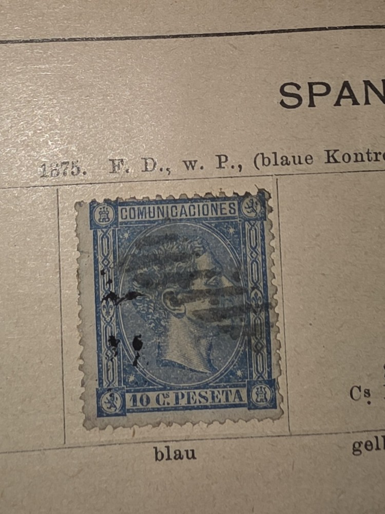 Foreign Spanien 10c Stamp Used - #I209