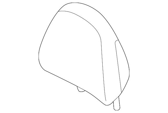 Genuine Mitsubishi Headrest Outer 6971A738XA
