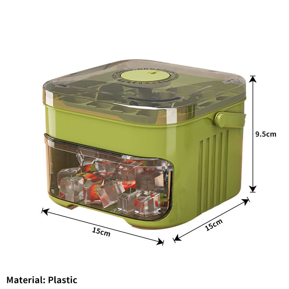 50grid ice maker Large Capacity Double-layer Ice Storage Barrel ice Ball Mold TL
