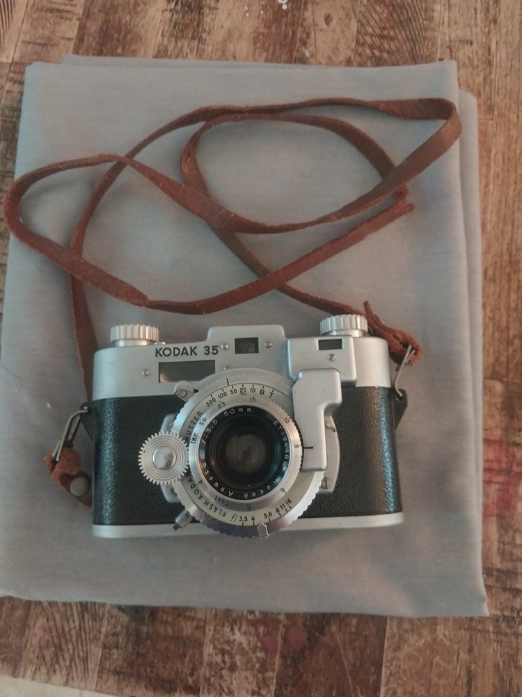 35 MM Range Camera With Leather Case