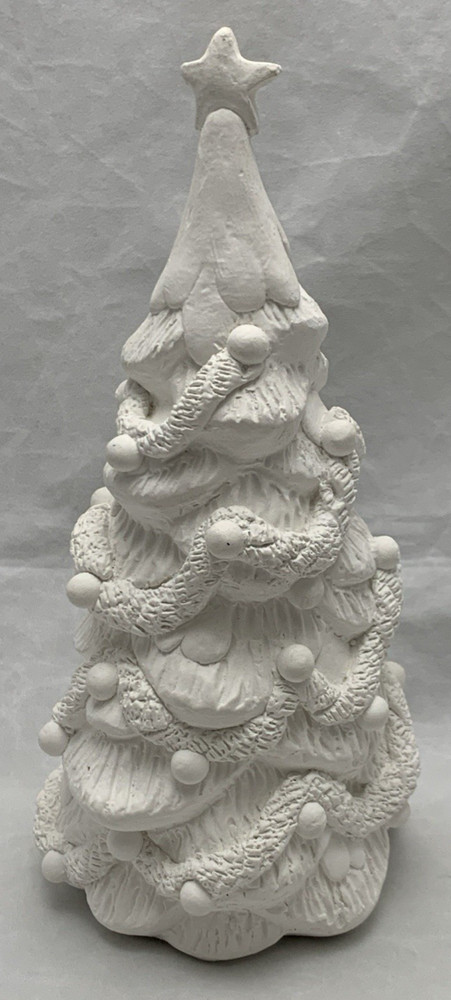 Creative Crafts 94202 Christmas Tree Bulb Star Plaster Paintable Accent