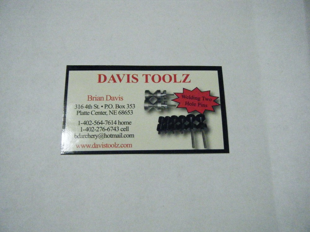 DAVIS 1 1/4"-Two hole pin-Stainless- 3/8-16 Quick knobs