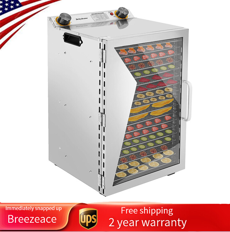Large-capacity 18-layer Food Dehydrator For Meat Fruit Vegetable Jerky 360°