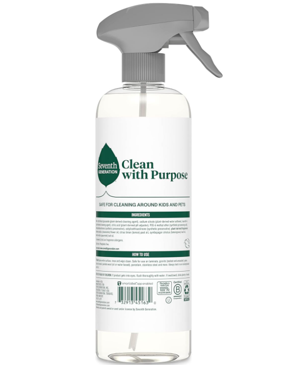 Seventh Generation All Purpose Cleaner, Biodegradable Formula, Free & Clear 23OZ