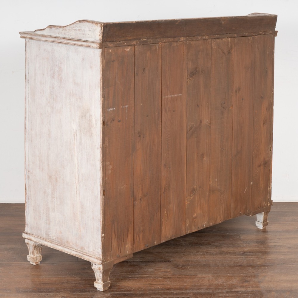 White Painted Gustavian Sideboard, Sweden circa 1820-40