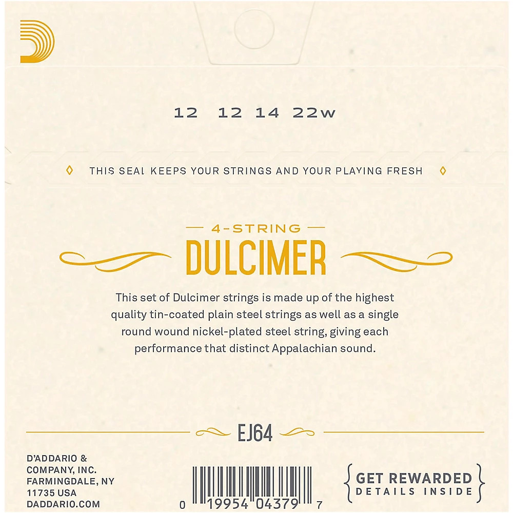 D'Addario DADDARIO EJ64 DULCIMER STRINGS