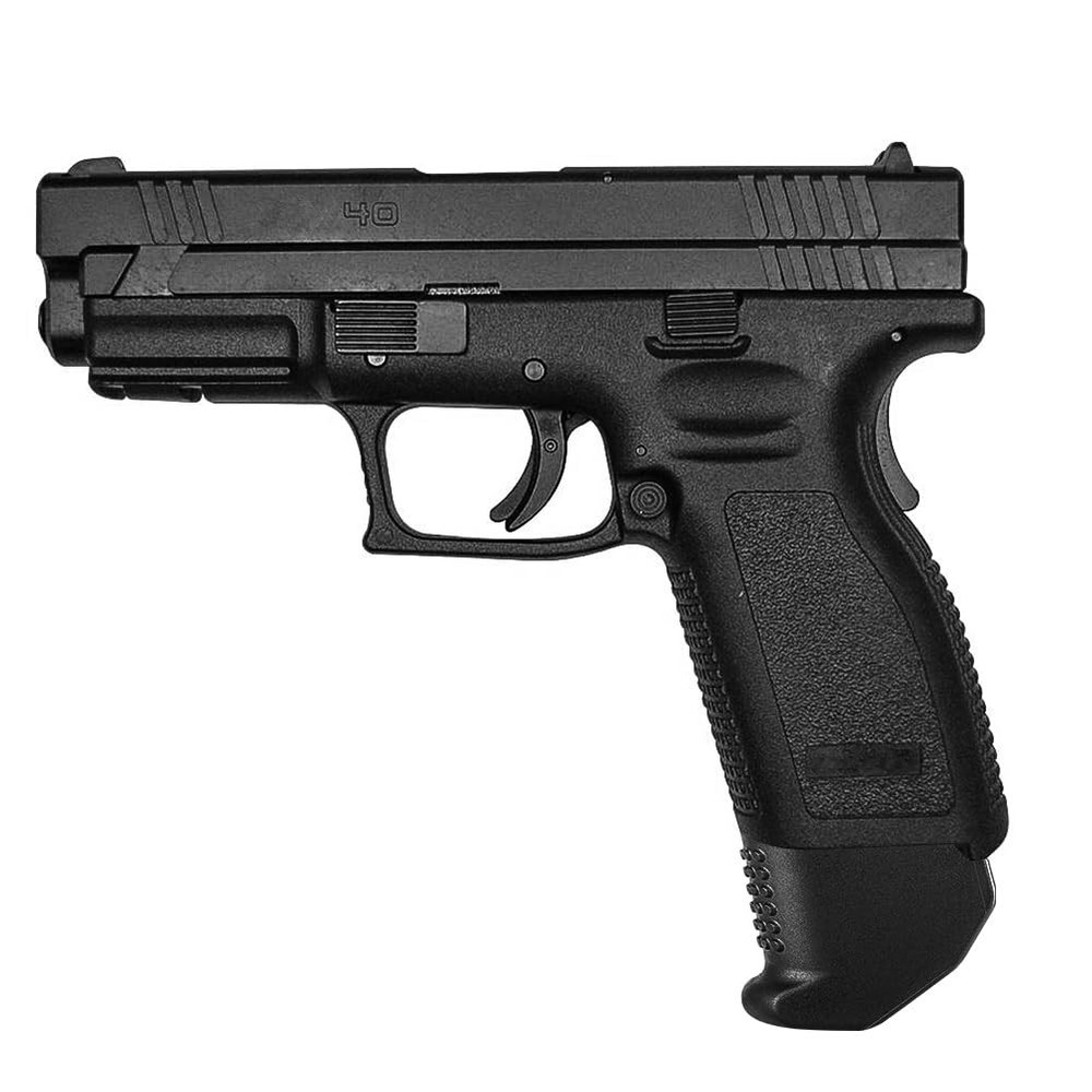 Aecktech Grip 2 Pieces Extensions Fits Springfield XD9 and XD40 Sub Black
