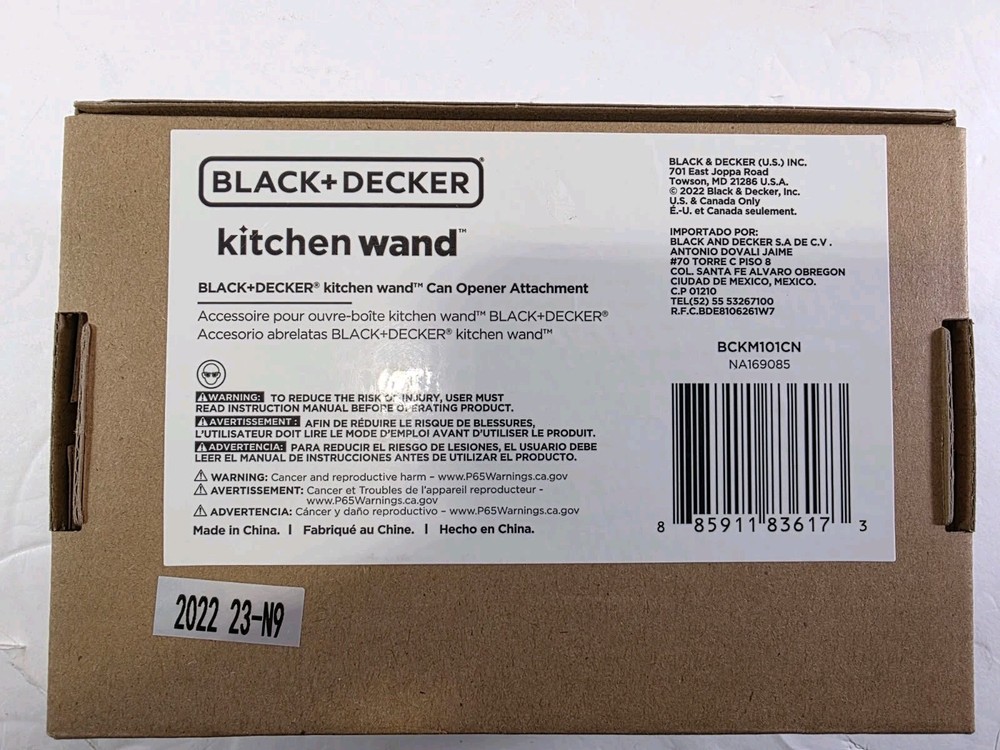 Black & Decker BCKM101CN kitchen wand Can Opener Attachment
