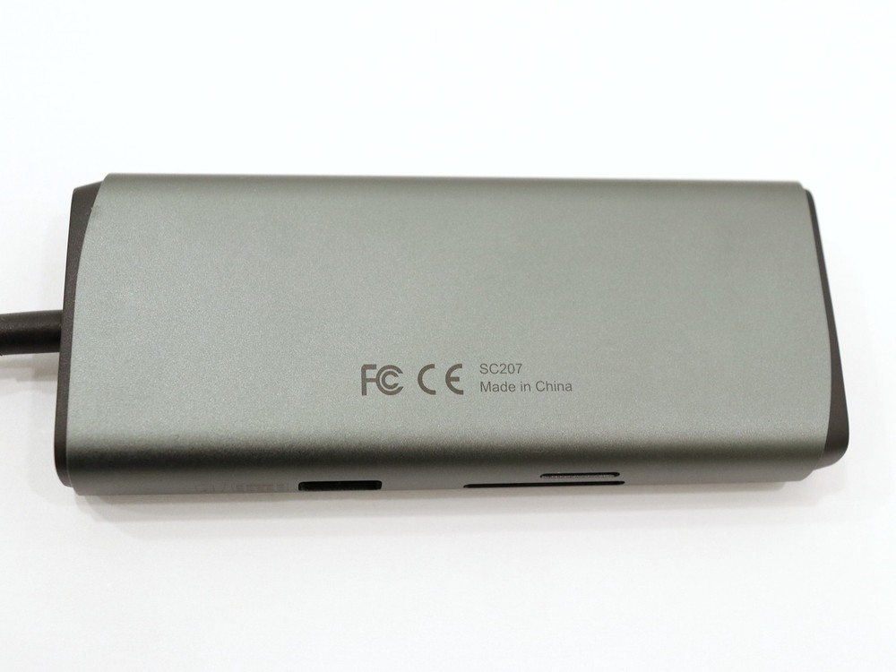 SSK 10-in-1 Type-C Multi-Function Docking Station SC207 (Silver) - Refurbished