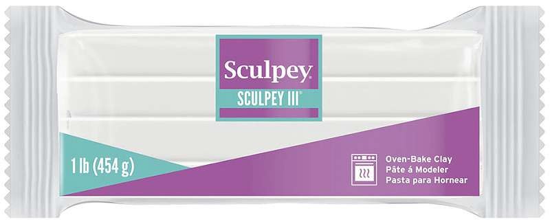 Sculpey III Polymer Clay 1lb White