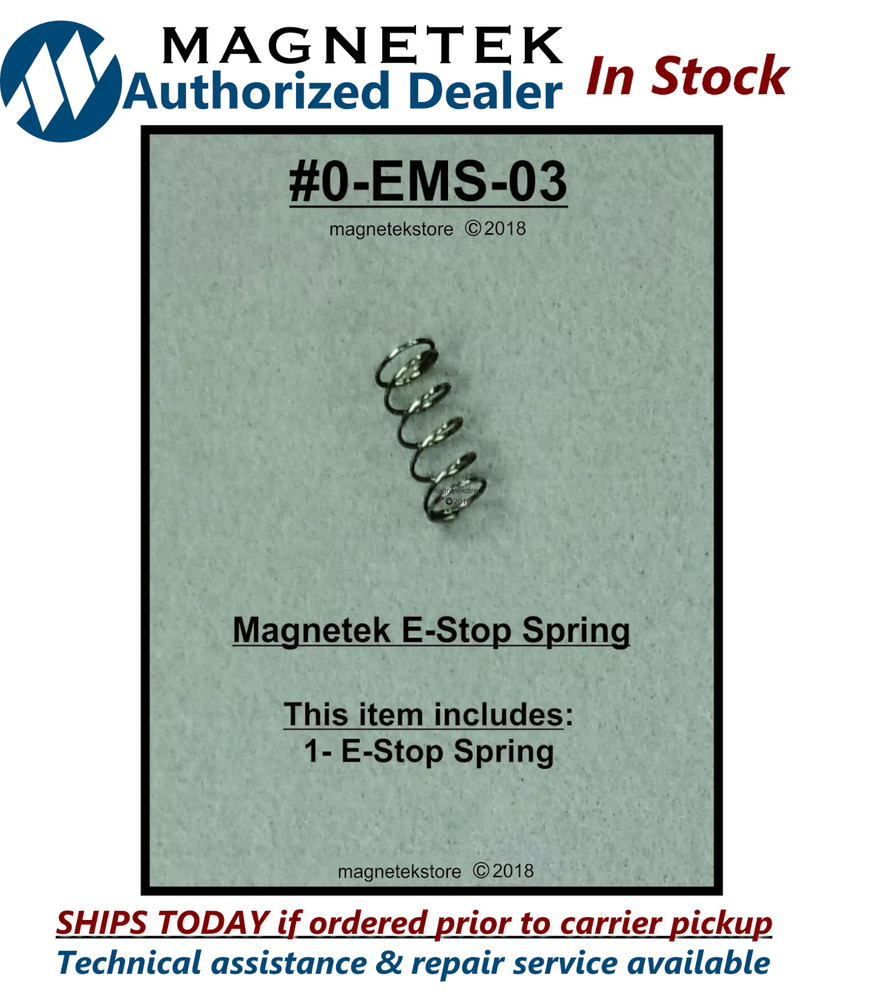 Magnetek E-Stop Spring  #0-EMS-03 - Transmitter Remote Flex 4EX2 6EX2 8EX2 12EX2