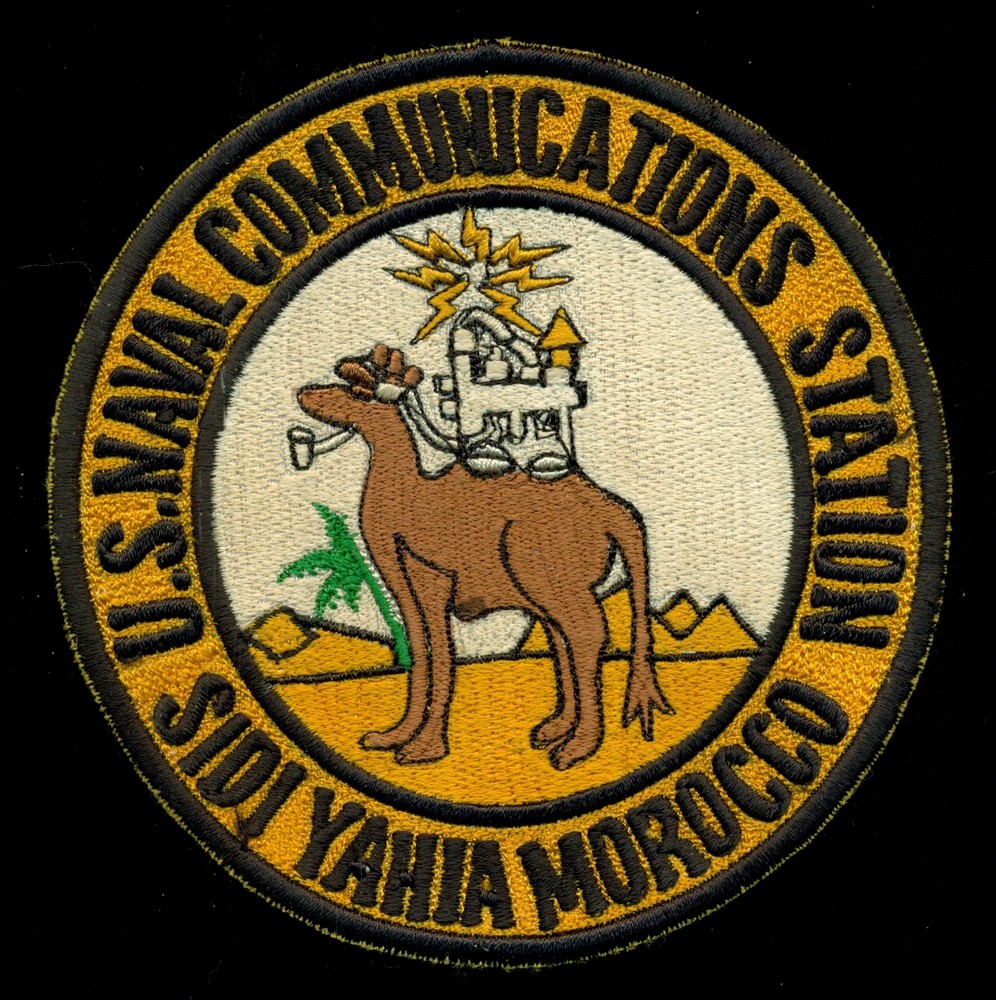 USN Naval Communications Station Sidi Yahia Morocco Patch S-11