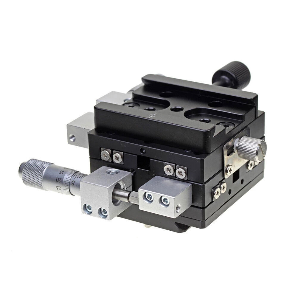 XY Axis Micrometer Fine-tuning Slide Accuracy 0.01MM Macro Displacement Platform