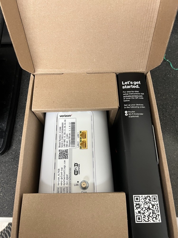 Verizon Fios E3200 WiFi 6 Range Extender
