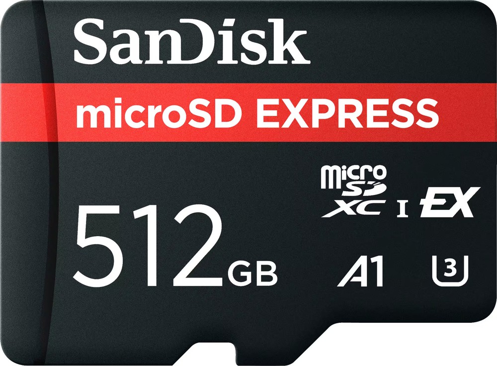 SANDISK - 512GB microSD Express Memory Card , Works with Nintendo Switch 2, R...