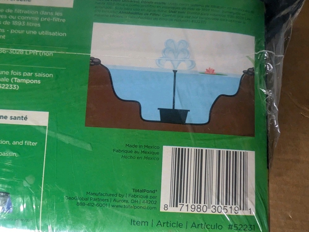 TotalPond Universal Pump Filter Box 52231