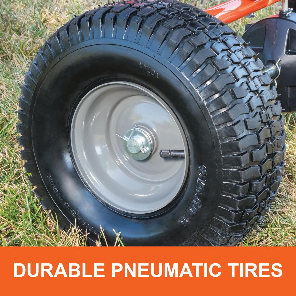 45-0463 Pull behind Broadcast Spreader,130 Lb. Hopper Capacity Designed for Seed