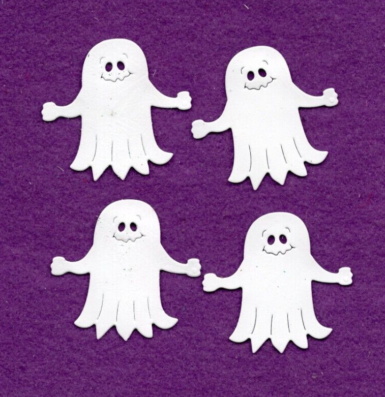 HALLOWEEN # 2 GHOST die cuts jack-o-lantern scrapbook cards