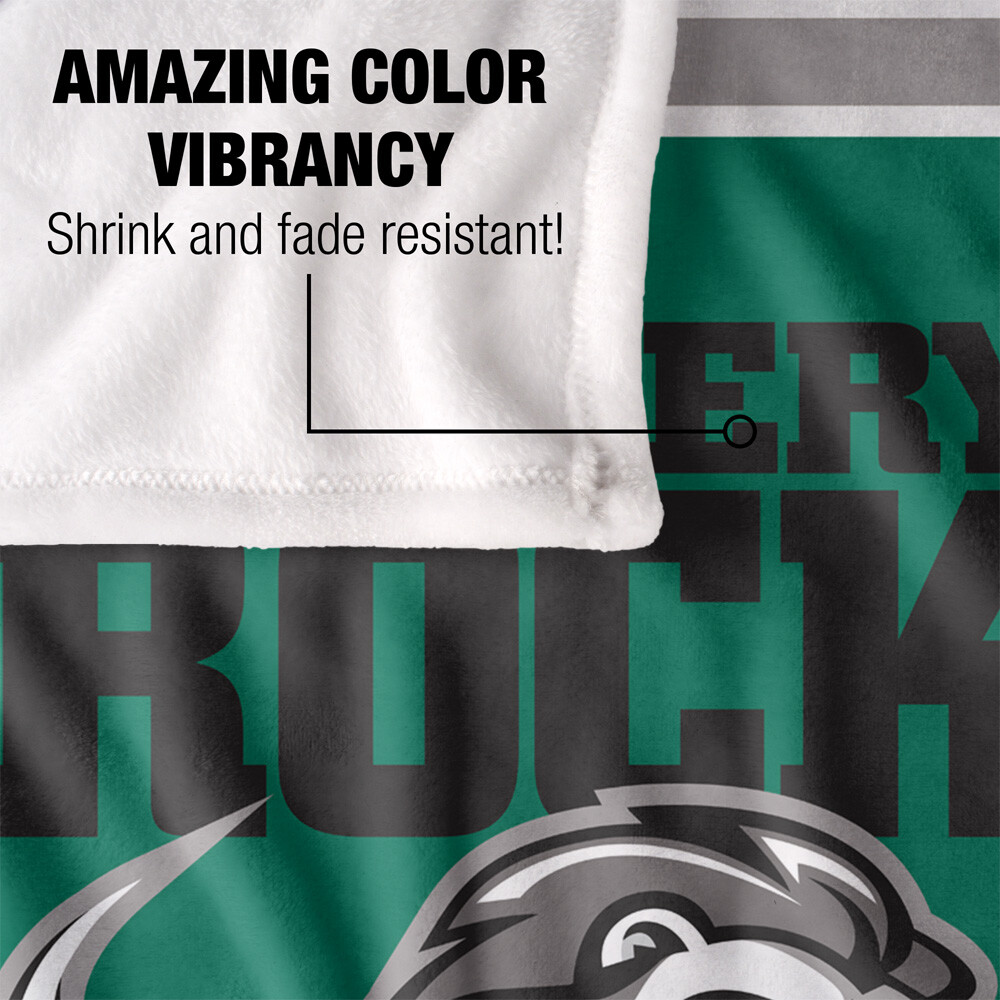 Slippery Rock University Primary Logo Silky Touch Super Soft Throw Blanket