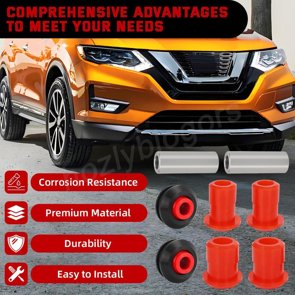 US For Nissan Rogue 2008-2020 Full Front Sub Frame Polyurethane Bushing 6PCS/Kit
