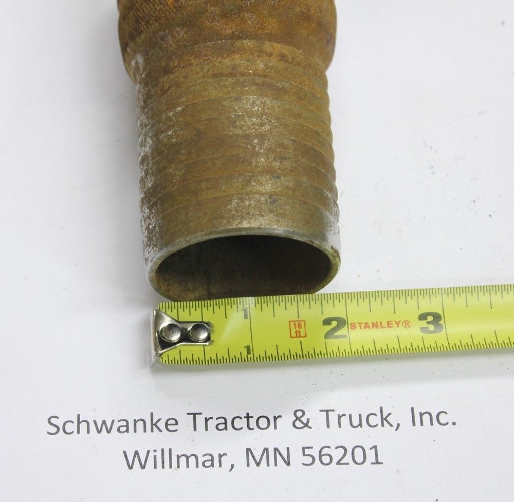 2" Hose x 2" MNPT Steel hose barb