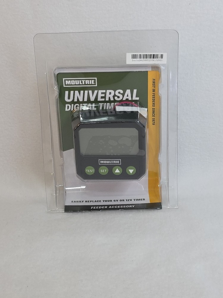 Moultrie Universal Digital Timer III Programmable Feeder Timer Black (MFA-15095)