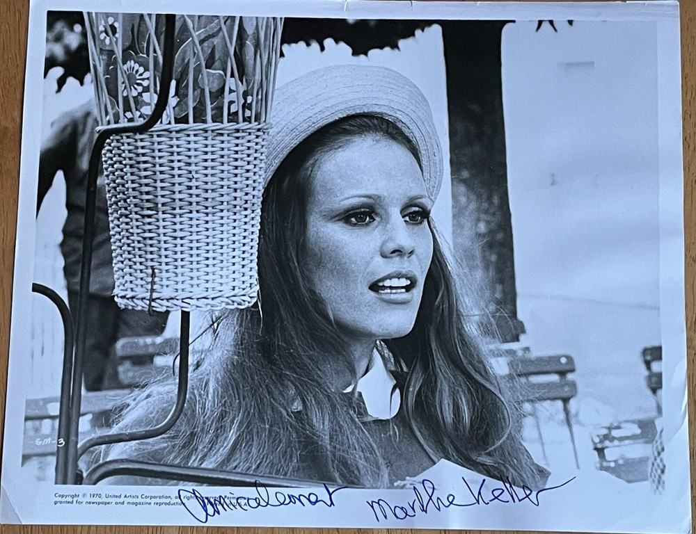 Actress Marthe Keller Autographed Photo