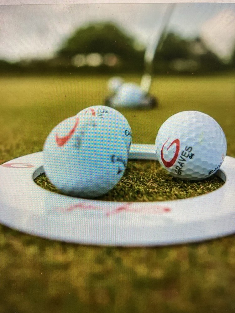 Graves Golf Throw-A-Hole Putting Training Aid