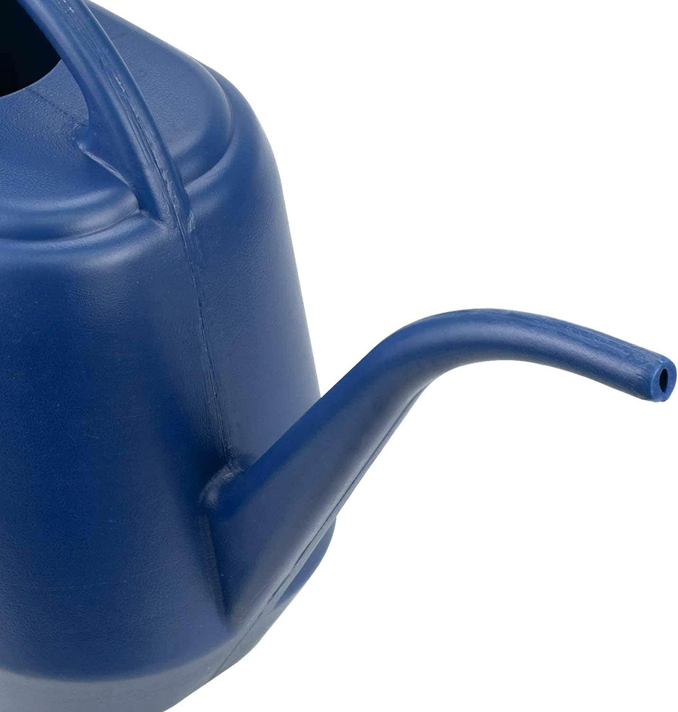 Plastic Watering Can, Blue, 1-Gallon