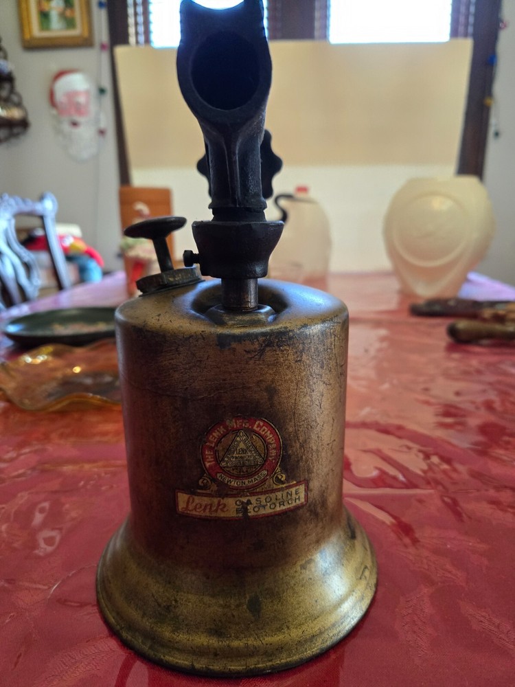 Vintage Lenk Gasoline Blo Torch
