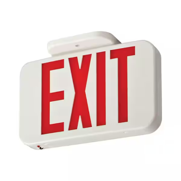 Lithonia EXRG M6 Contractor Select Integrated LED White Exit Sign