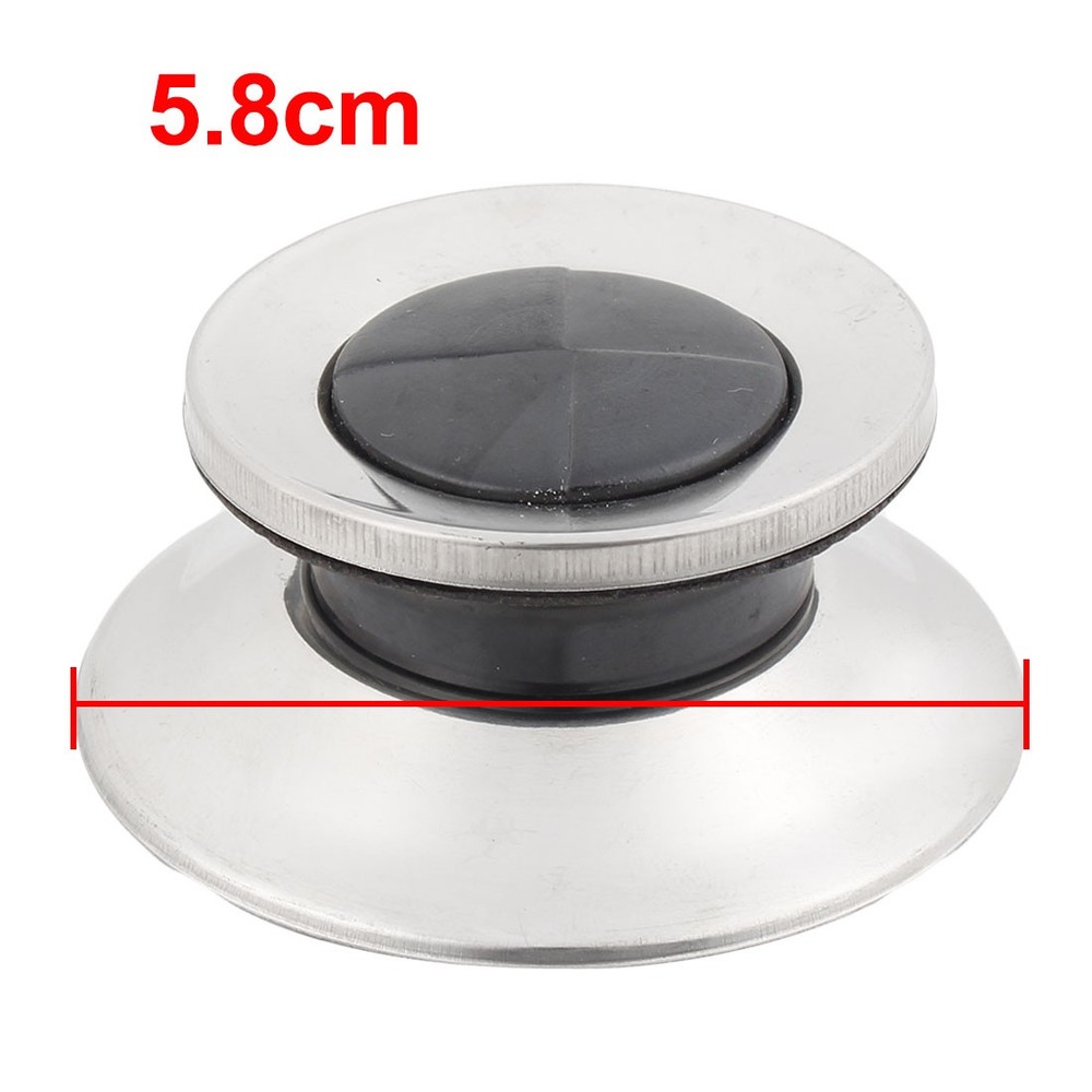 Kitchen Round Pan Handle Handle Cover Pot Knob Silver Tone