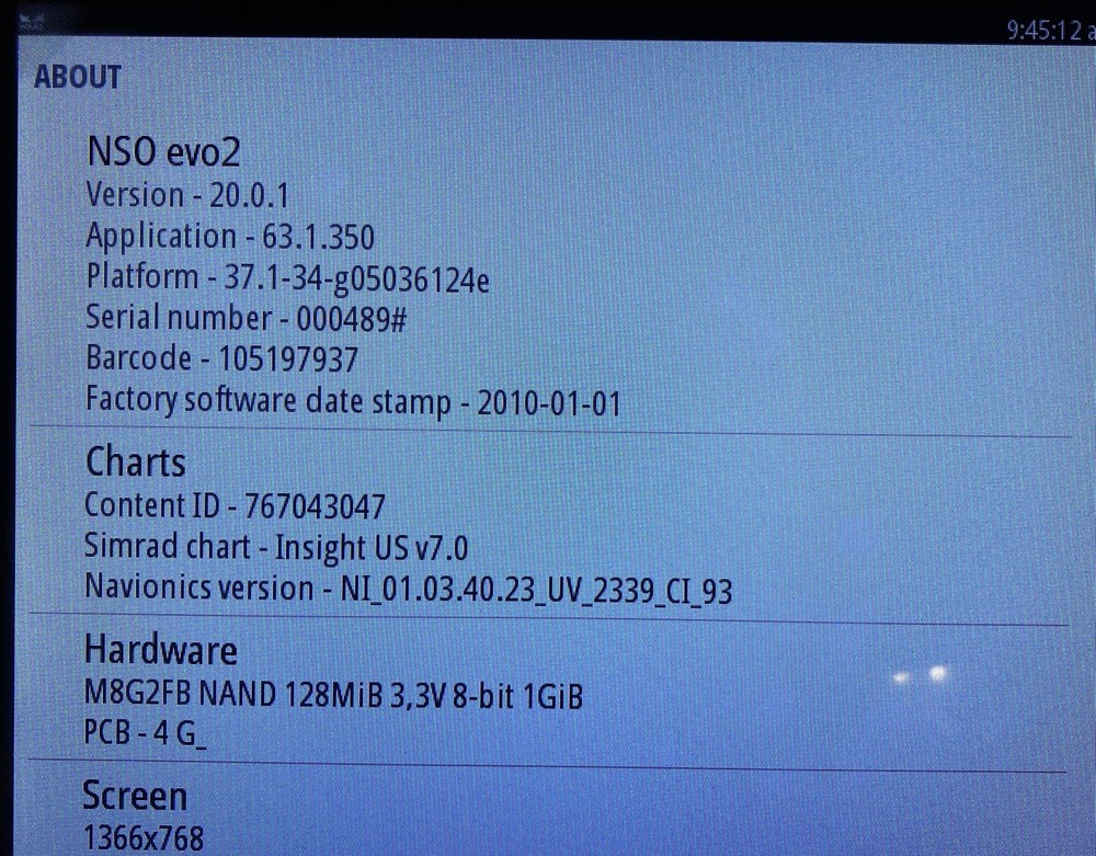 Simrad NSO EVO2 NSO-II Multi-Function Display Processor Tested Good W/Amer Carto