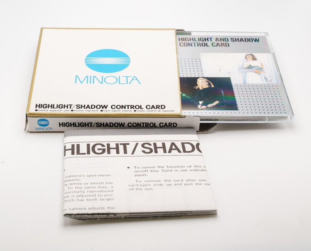 Minolta Highlight / Shadow Control Card (Open Box)
